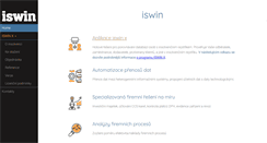 Desktop Screenshot of iswin.cz